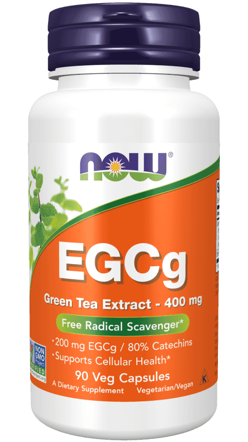 Now EGCg Green Tea Extract 400 mg 90 kap Now EGCg Green Tea Extract 400 mg 90 kap