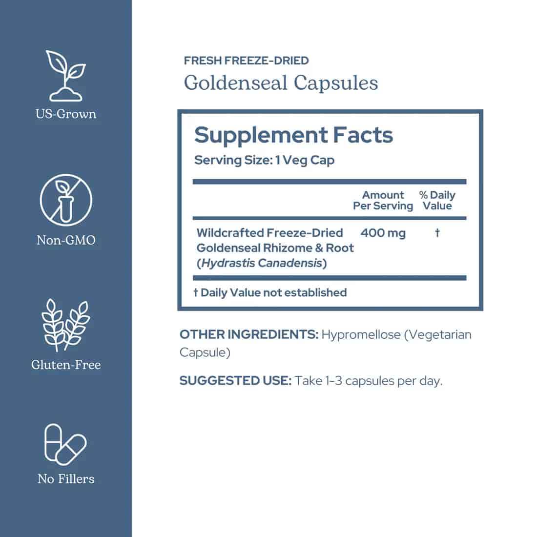 Eclectic Herb Kanadensisk Gulrot 100 kap Eclectic Herb Kanadensisk Gulrot 100 kap