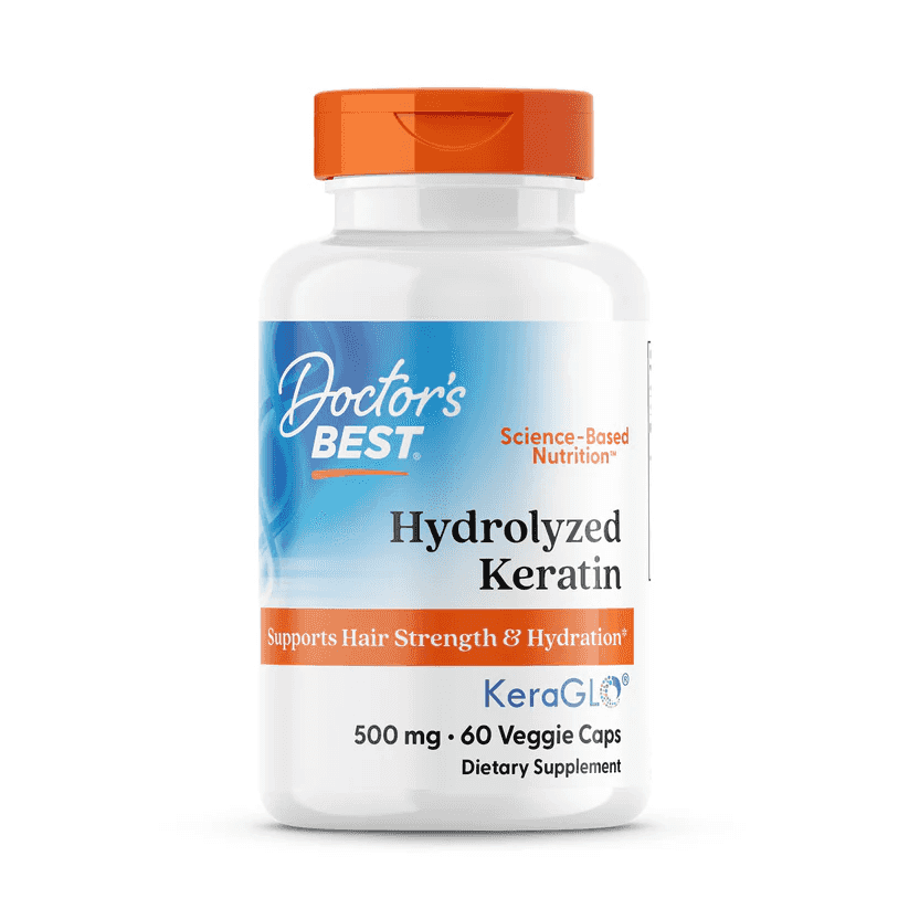 Dr. Best Hydrolyzed Keratin 500 mg 60 kap Dr. Best Hydrolyzed Keratin 500 mg 60 kap