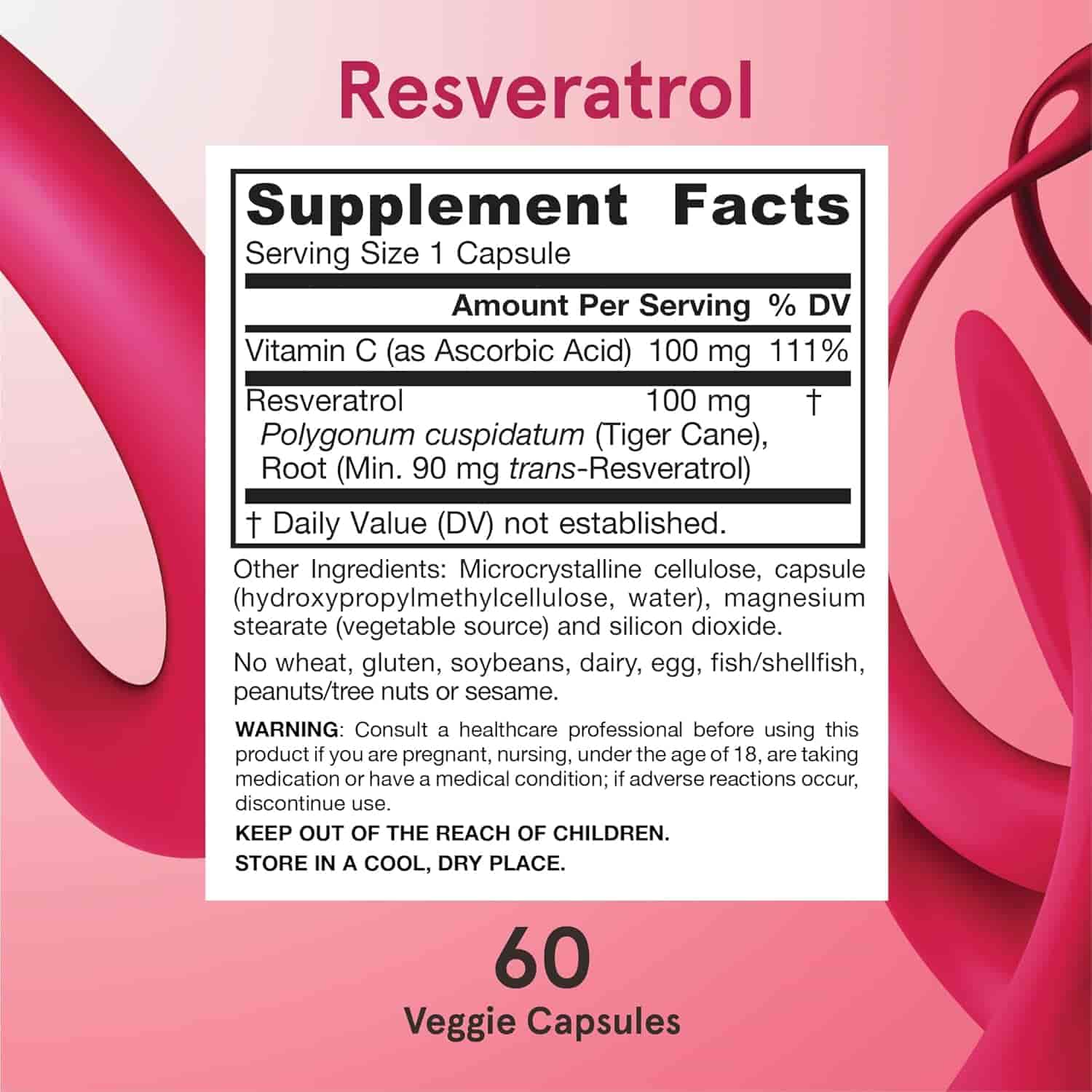 Jarrow Formulas Resveratrol 100mg 60 Kapslar Jarrow Formulas Resveratrol 100mg 60 Kapslar