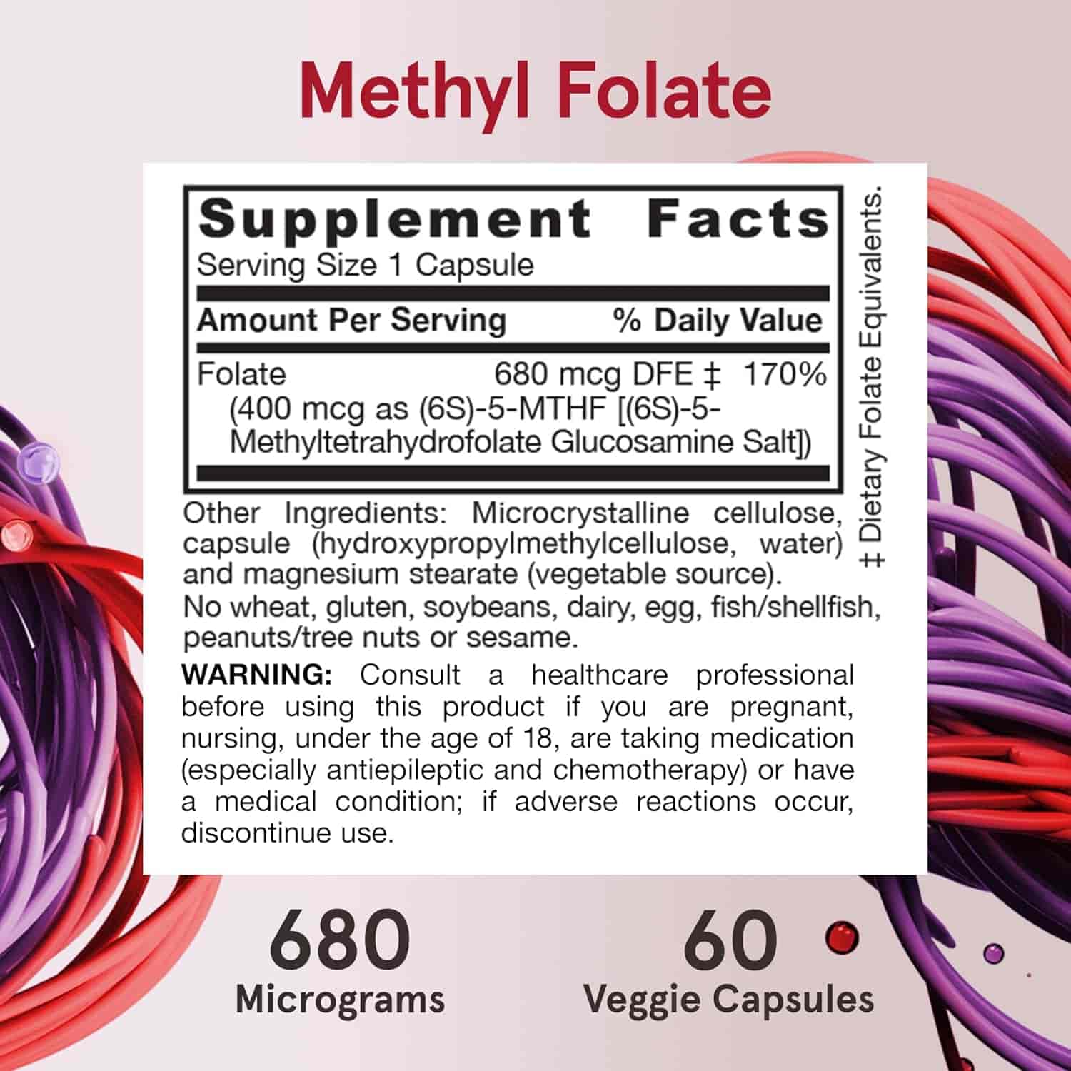 Jarrow Formulas Extra Strength Methyl Folate 400 mcg 60 Veg Kapslar Jarrow Formulas Extra Strength Methyl Folate 400 mcg 60 Veg Kapslar