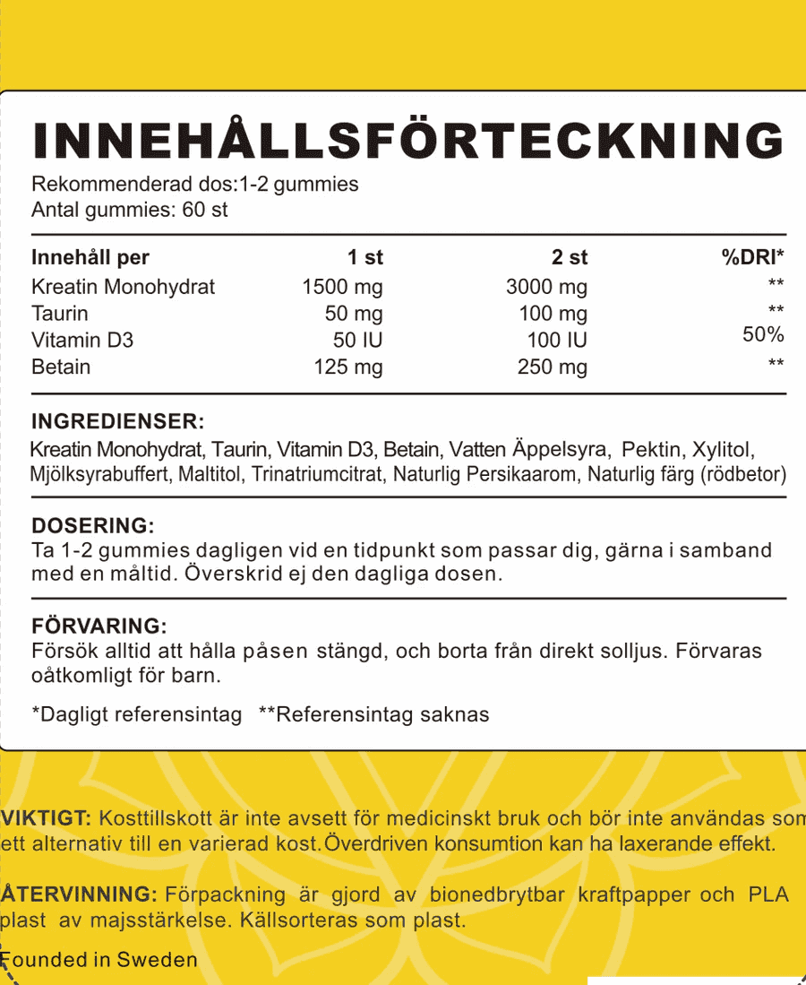 Sevital Strength Power Kreatin Gummies Persika 60st Sevital Strength Power Kreatin Gummies Persika 60st