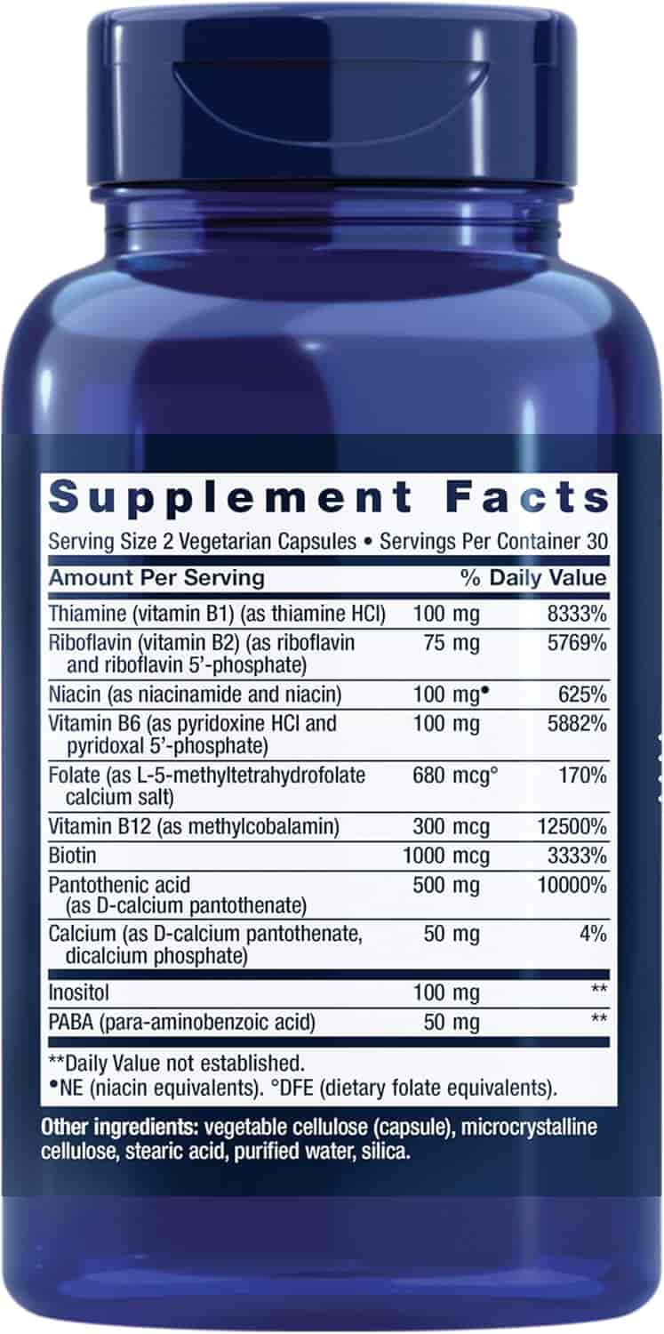 Life Extension Complete B-complex 60 Veg Kapslar Life Extension Complete B-complex 60 Veg Kapslar
