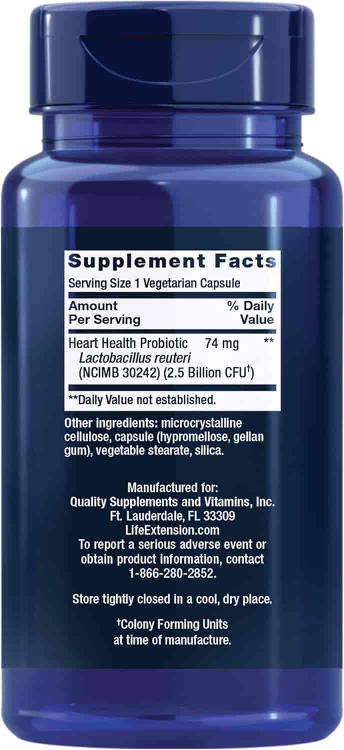 Life Extension FLORASSIST® Probiotic Heart Health 60 Veg Kapslar Life Extension FLORASSIST® Probiotic Heart Health 60 Veg Kapslar