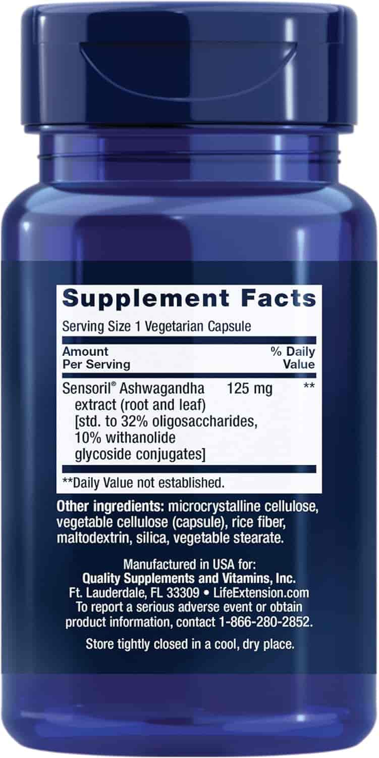 Life Extension Optimized Ashwagandha Extract 60 Kapslar Life Extension Optimized Ashwagandha Extract 60 Kapslar