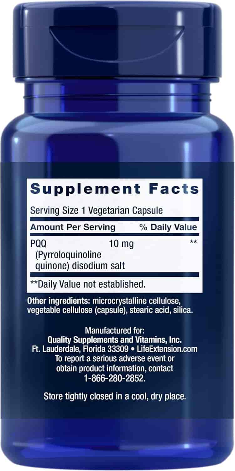 Life Extension PQQ 10 mg 60 Veg Kapslar Life Extension PQQ 10 mg 60 Veg Kapslar