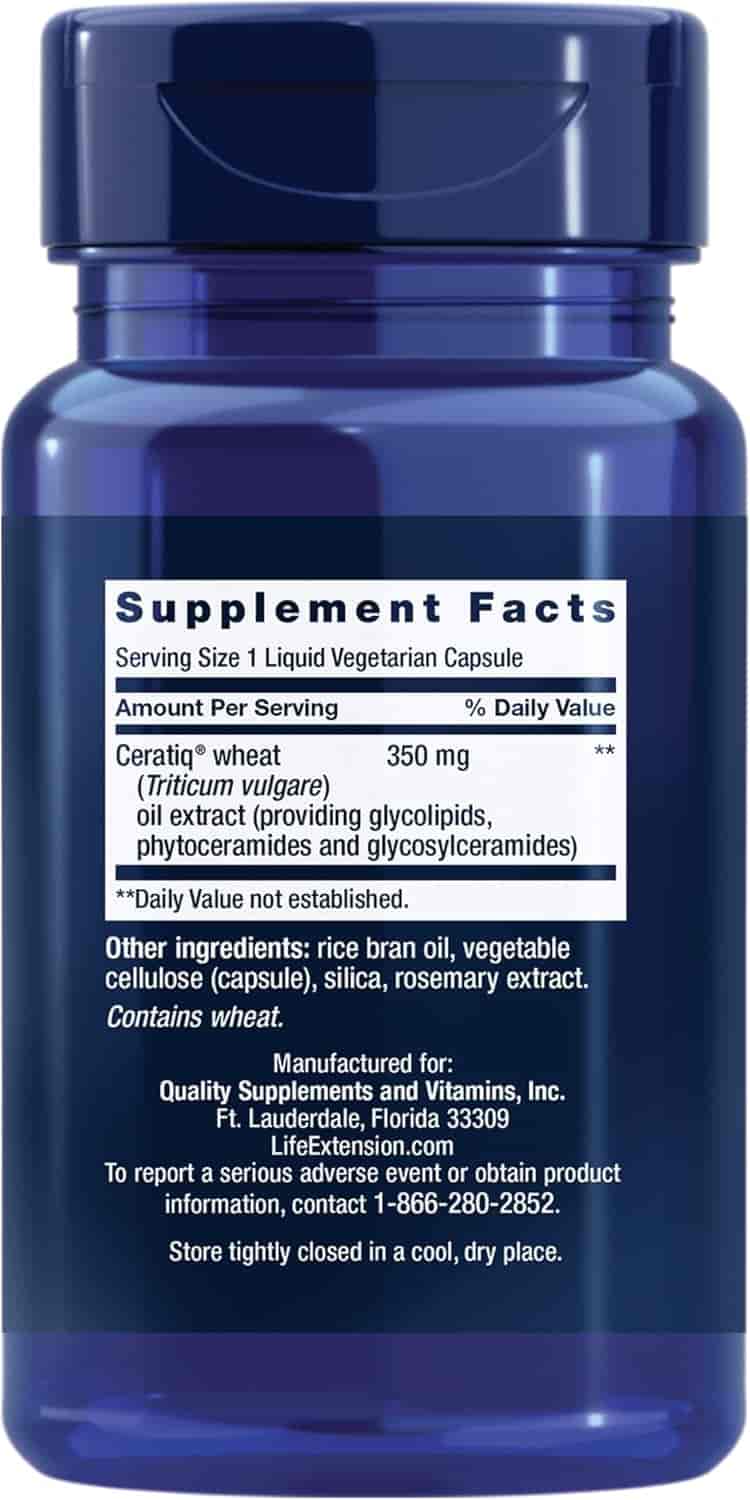 Life Extension Skin Restoring Ceramides 30 Veg Kaps Life Extension Skin Restoring Ceramides 30 Veg Kaps