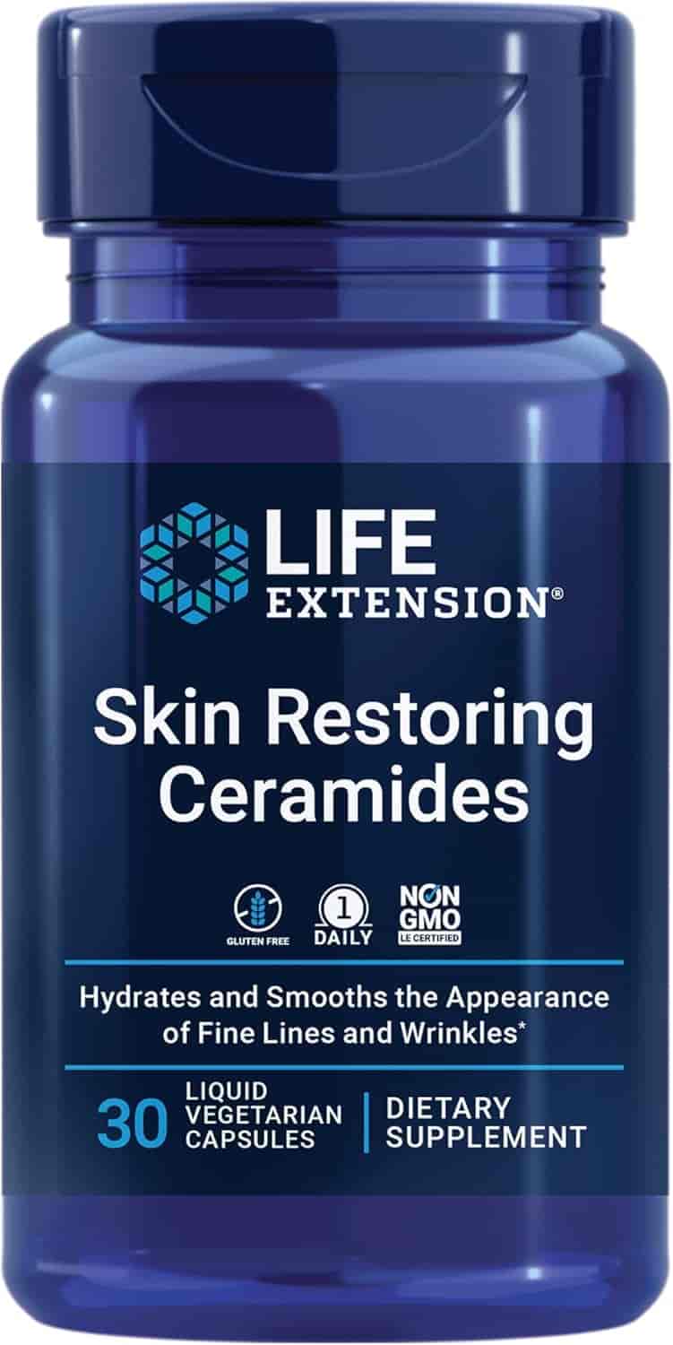 Life Extension Skin Restoring Ceramides 30 Veg Kaps Life Extension Skin Restoring Ceramides 30 Veg Kaps