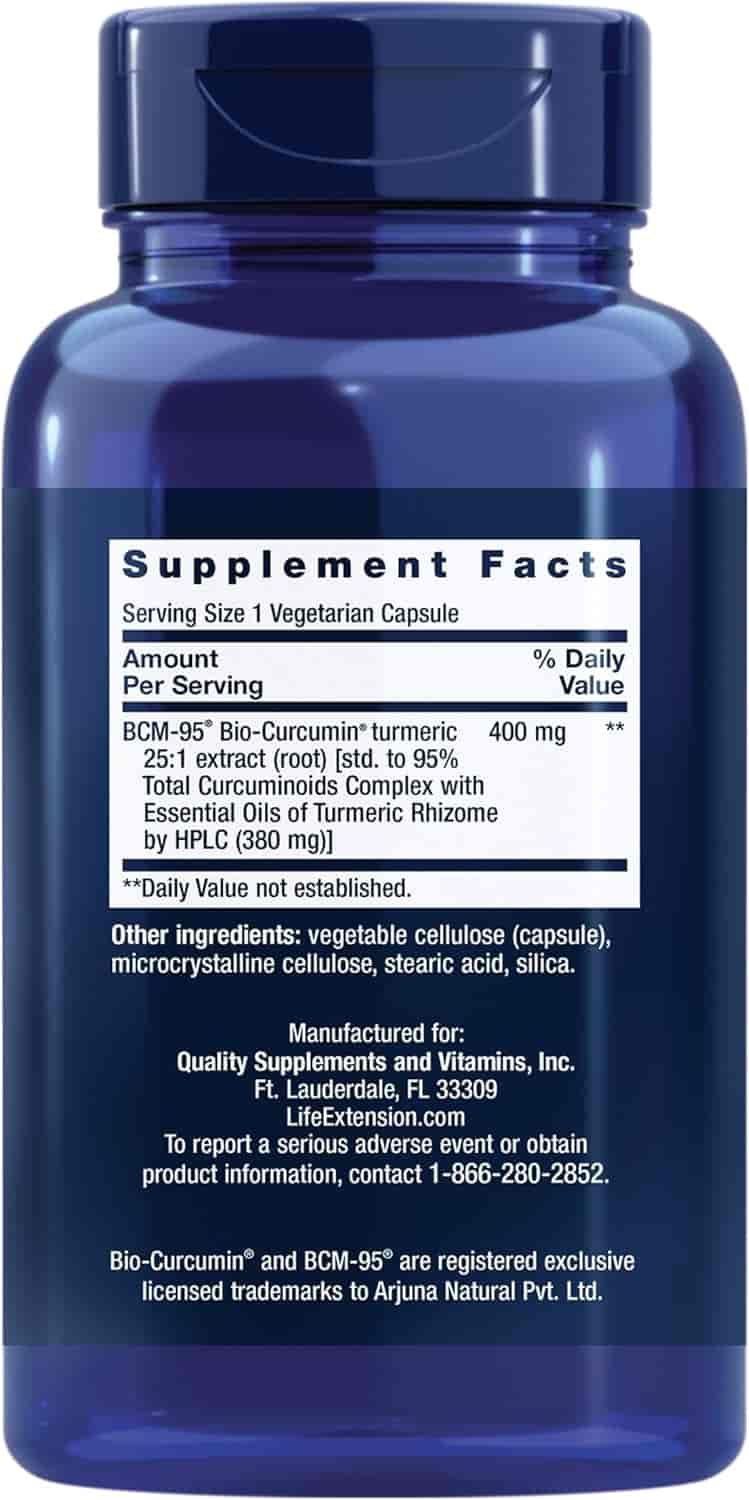 Life Extension Super Bio-Curcumin 60 Veg Kapslar Life Extension Super Bio-Curcumin 60 Veg Kapslar