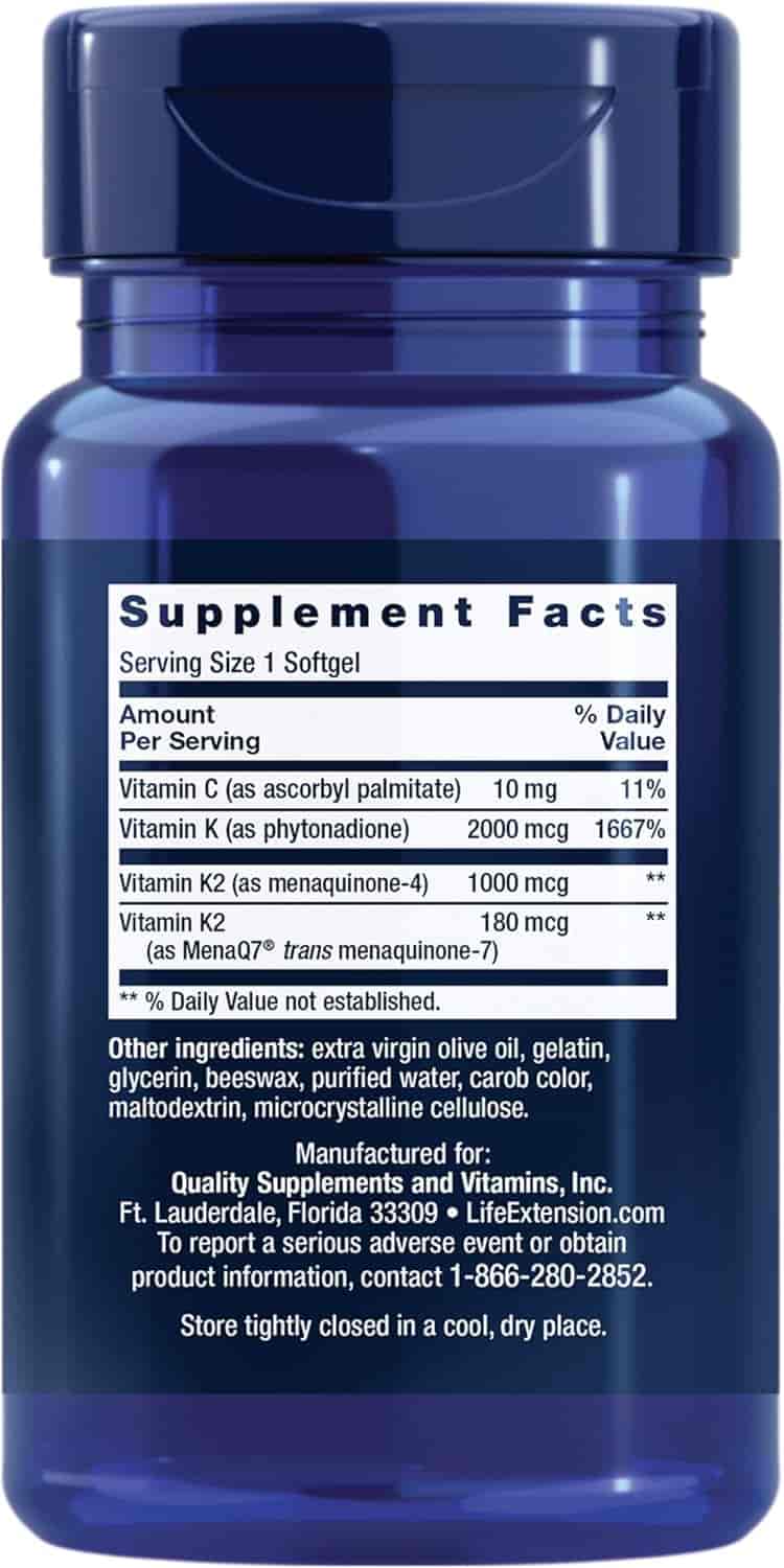 Life Extension Super K 90 softgels Life Extension Super K 90 softgels