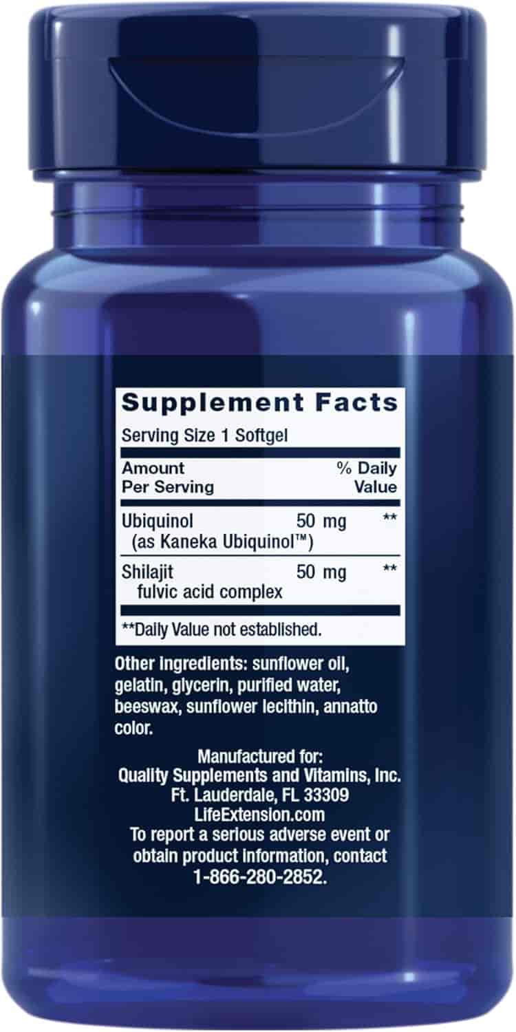 Life Extension Super Ubiquinol CoQ10 50 mg 100 Softgels Life Extension Super Ubiquinol CoQ10 50 mg 100 Softgels