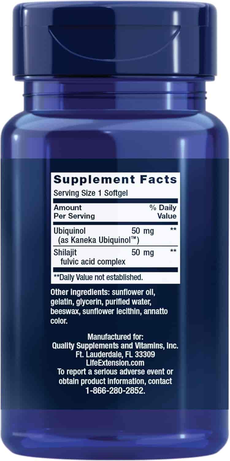 Life Extension Super Ubiquinol CoQ10 50 mg 30 Softgels Life Extension Super Ubiquinol CoQ10 50 mg 30 Softgels