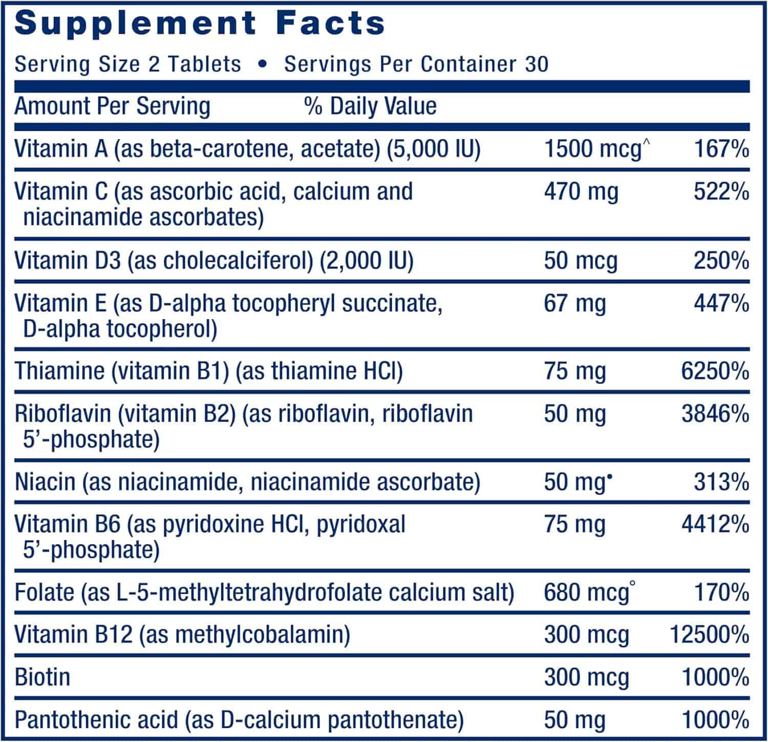 Life Extension Two-Per-Day Multivitamin 60 Kap Life Extension Two-Per-Day Multivitamin 60 Kap