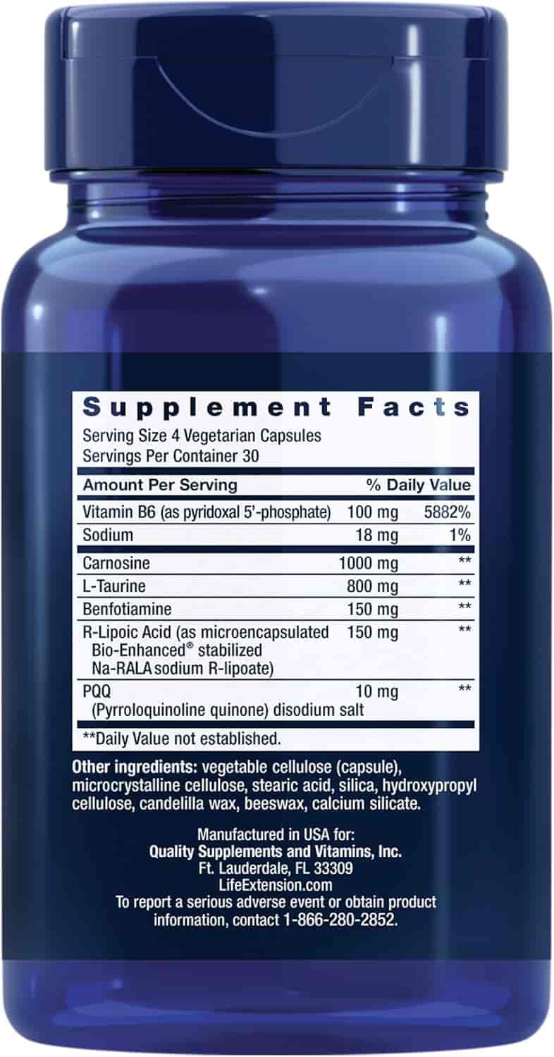 Life Extension Mitochondrial Energy Optimizer with PQQ 120 Veg Kapslar Life Extension Mitochondrial Energy Optimizer with PQQ 120 Veg Kapslar