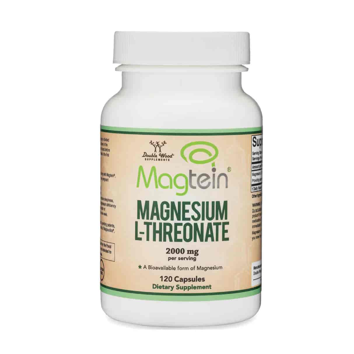 Double Wood Magnesium L-Threonate 500mg, 120kap Double Wood Magnesium L-Threonate 500mg, 120kap
