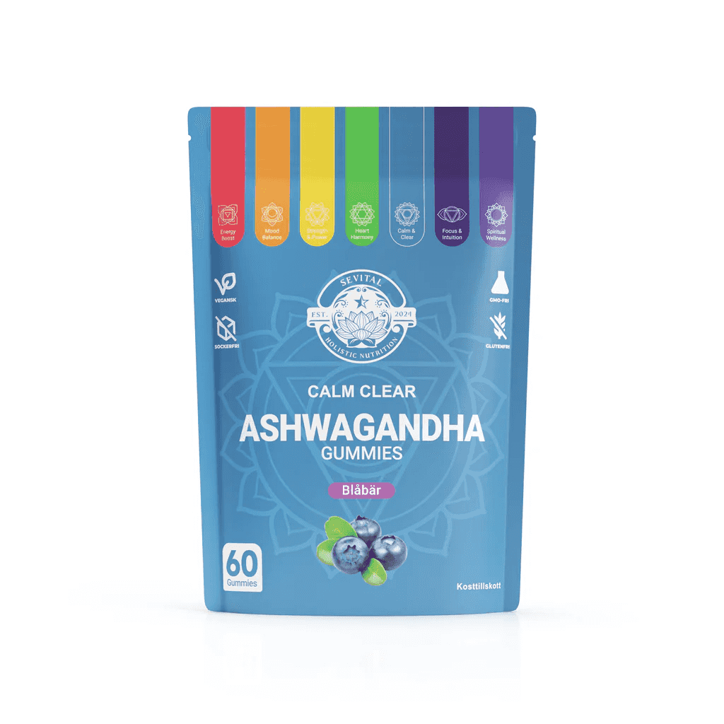 Sevital Calm Clear Ashwagandha KSM-66 Gummies 60st Sevital Calm Clear Ashwagandha KSM-66 Gummies 60st
