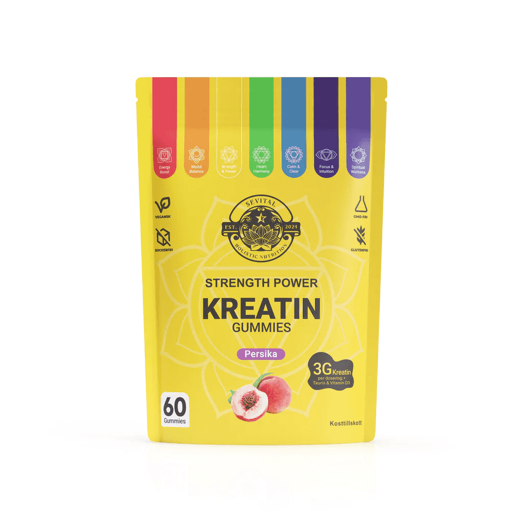 Sevital Strength Power Kreatin Gummies Persika 60st Sevital Strength Power Kreatin Gummies Persika 60st