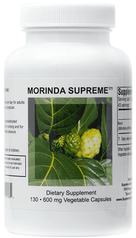 Morinda Supreme 600 mg 130 kapslar Morinda Supreme 600 mg 130 kapslar