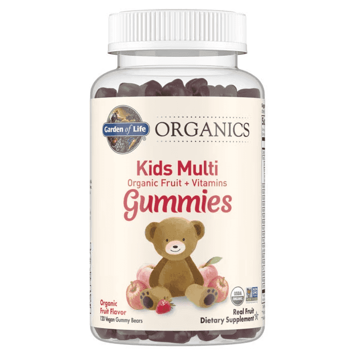 Garden of Life Mykind Kids Multi, Oganic Fruit + Vitamines 120 Vegetarian Gummies Garden of Life Mykind Kids Multi, Oganic Fruit + Vitamines 120 Vegetarian Gummies