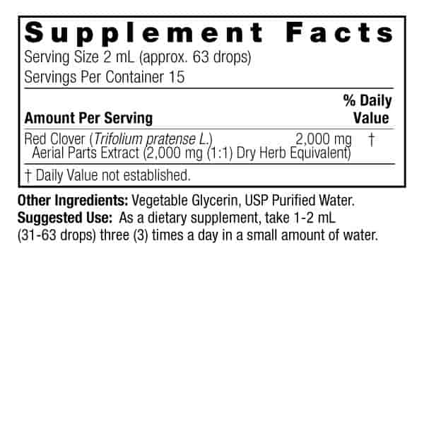 Natures Answer Red Clover Aerial Parts, Rödklöver 30ml Natures Answer Red Clover Aerial Parts, Rödklöver 30ml