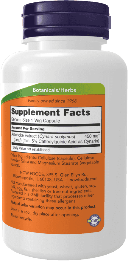 Now Artichoke Extract 450 mg, 90 Veg Kapslar Now Artichoke Extract 450 mg, 90 Veg Kapslar