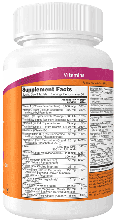 Now Eve™ Women's Multiple Vitamin 90 Tabletter Now Eve™ Women's Multiple Vitamin 90 Tabletter