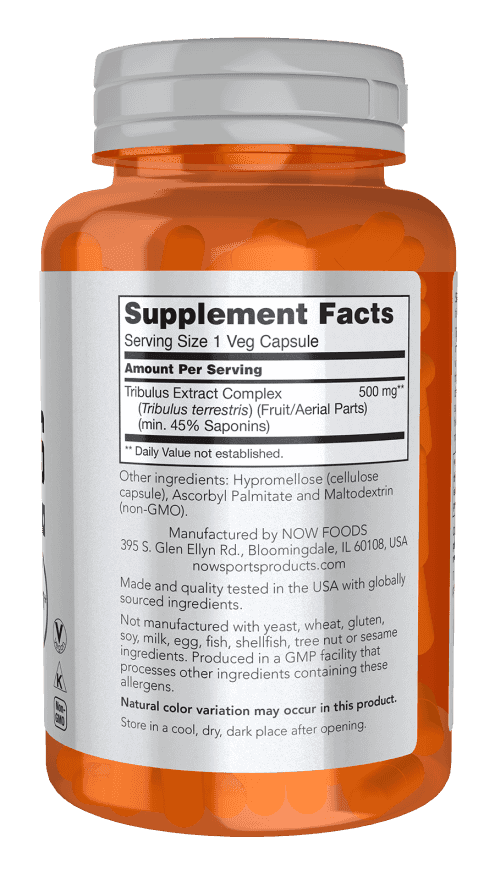 Now Tribulus 500 mg 100 Veg Kapslar Now Tribulus 500 mg 100 Veg Kapslar