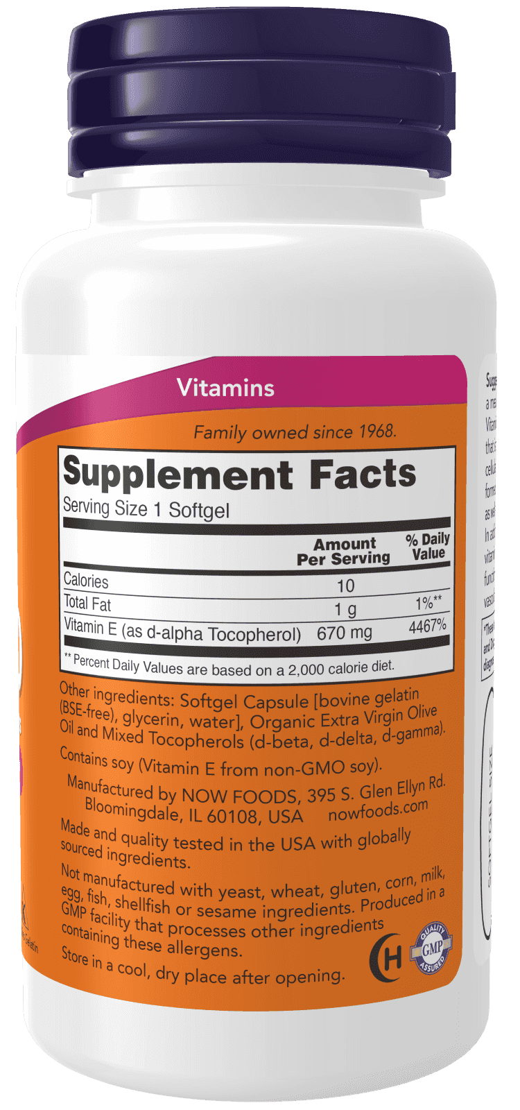 Now Vitamin E-1000 Mixed Tocopherols 100 Softgels Now Vitamin E-1000 Mixed Tocopherols 100 Softgels