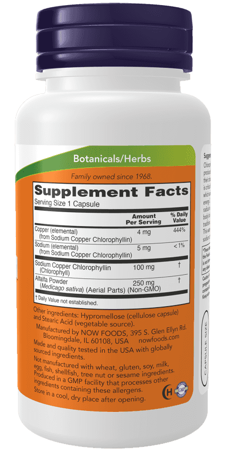 Now Chlorophyll 100 mg 90 Kapslar Now Chlorophyll 100 mg 90 Kapslar