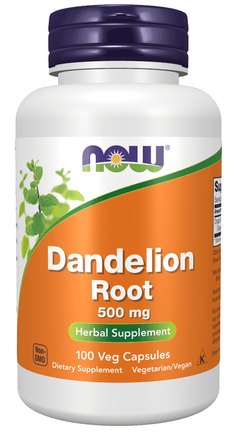 Now Dandelion Root 500 mg 100 Veg Kapslar Now Dandelion Root 500 mg 100 Veg Kapslar