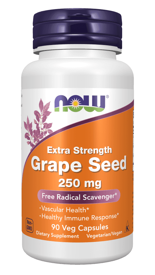 Now Grape Seed 250mg 90 Veg Kapslar Now Grape Seed 250mg 90 Veg Kapslar