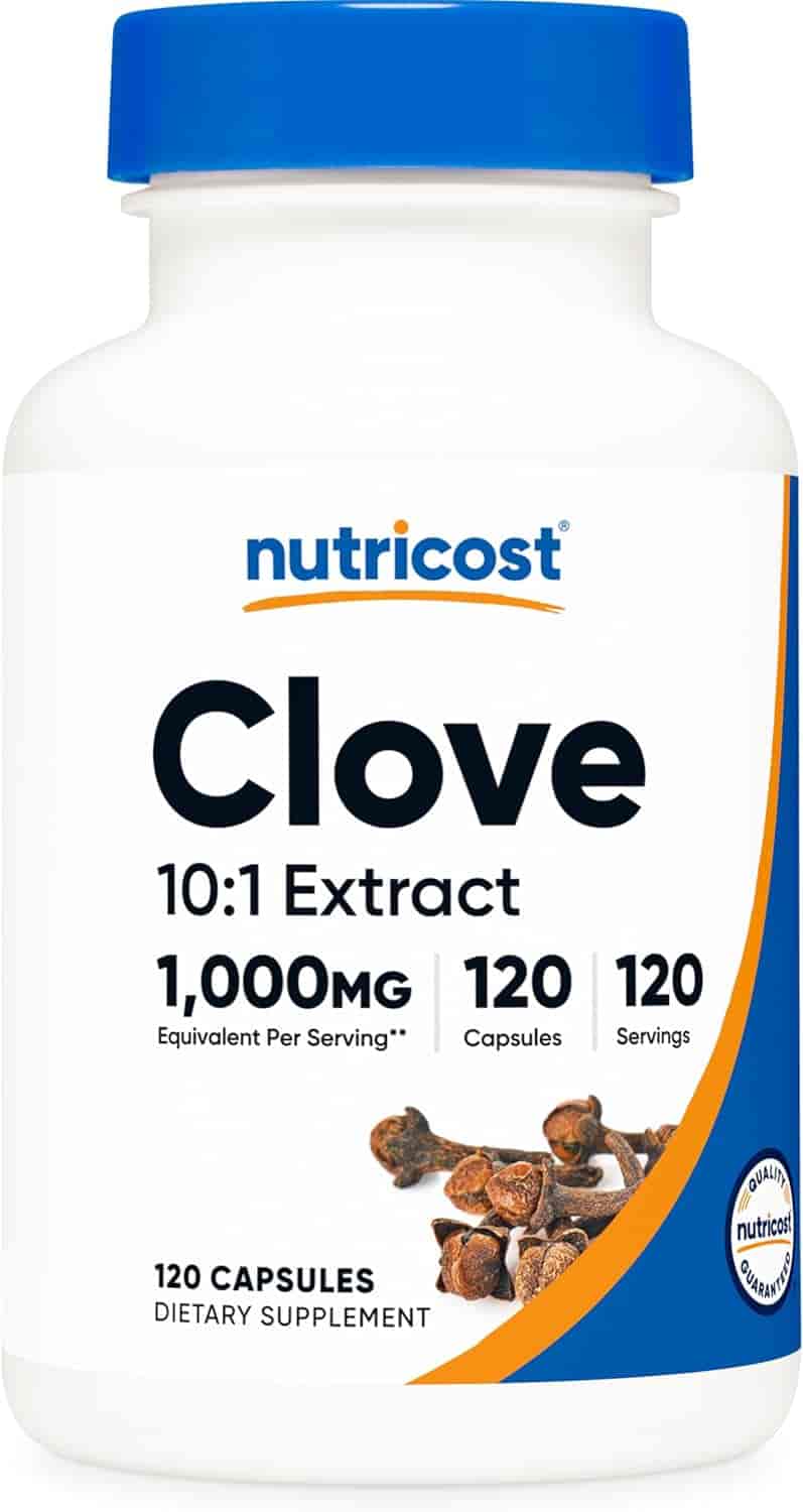 Nutricost Nejlika 10:1 Extrakt 1000mg 120Kap Nutricost Nejlika 10:1 Extrakt 1000mg 120Kap