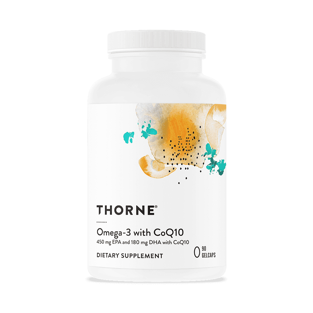 Thorne Research Omega-3 w/CoQ10 90 kapslar Thorne Research Omega-3 w/CoQ10 90 kapslar