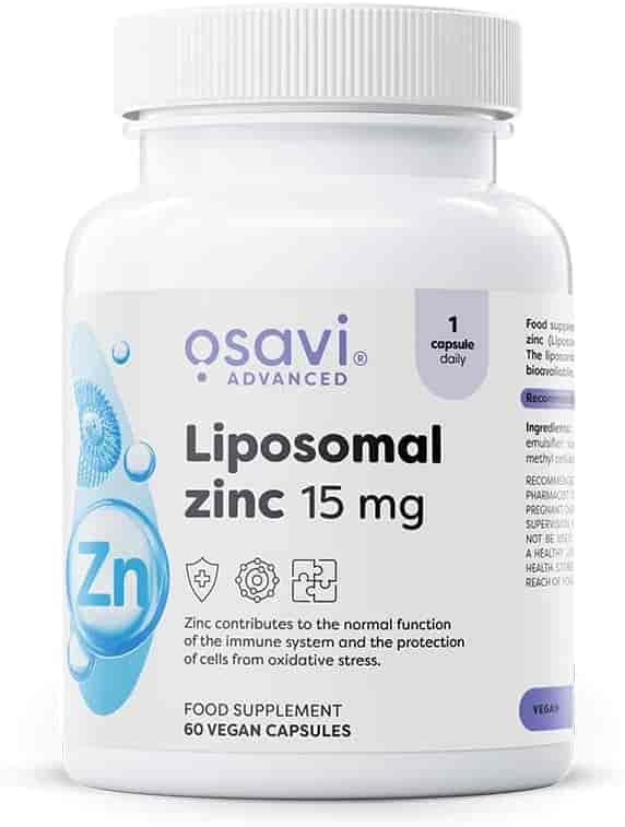 Osavi Liposomal Zinc 15 mg 60 Kapslar Osavi Liposomal Zinc 15 mg 60 Kapslar