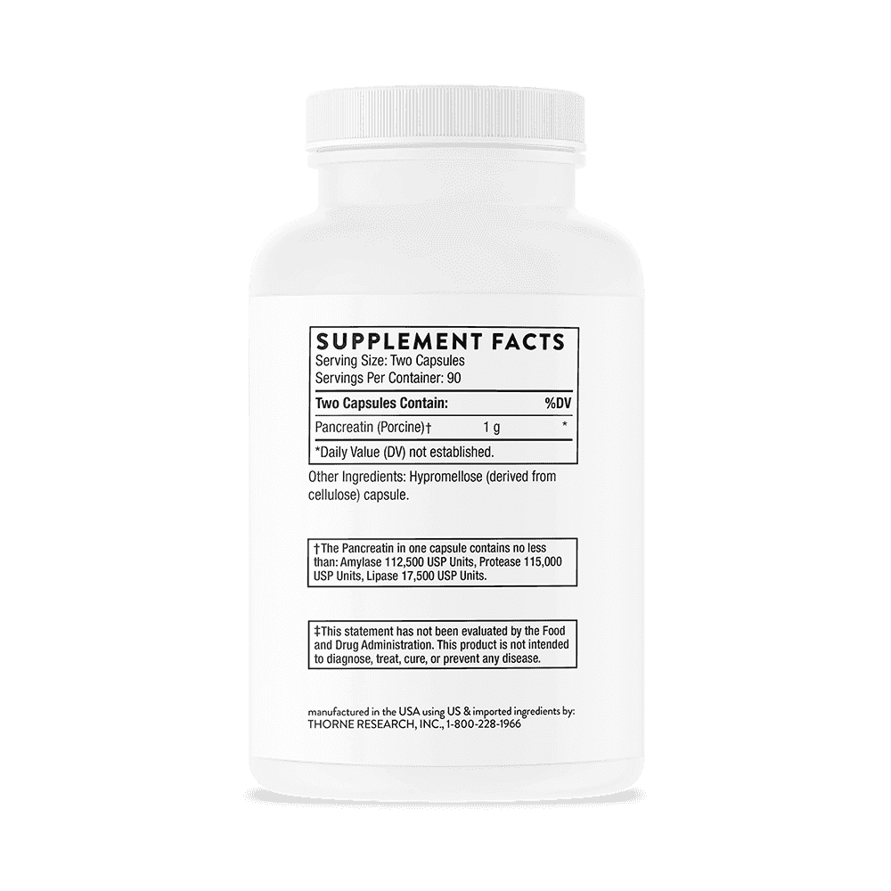 Thorne Pancreatic Enzymes (tidigare Dipan-9), 180 kapslar Thorne Pancreatic Enzymes (tidigare Dipan-9), 180 kapslar