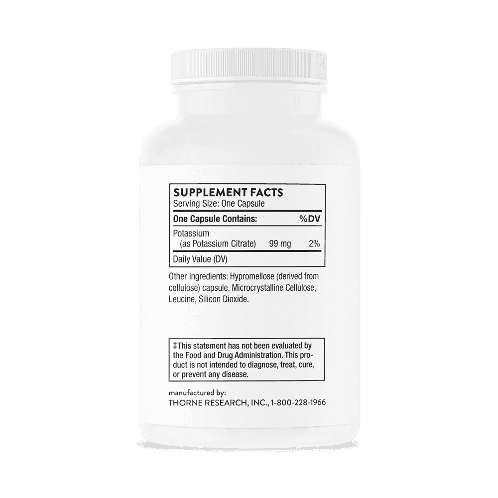 Thorne Research Potassium Citrate 90 Kapslar Thorne Research Potassium Citrate 90 Kapslar
