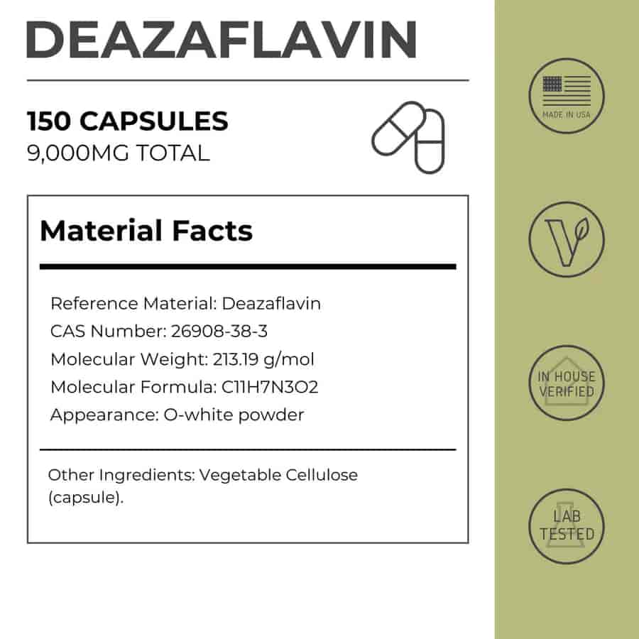 Neurogan Deazaflavin 60 mg 150 kap Neurogan Deazaflavin 60 mg 150 kap