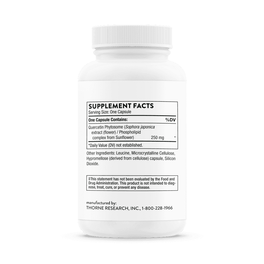 Thorne Research Quercetin Phytosome 60kap Thorne Research Quercetin Phytosome 60kap