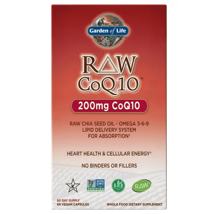 Garden of Life Vitamin Code Raw CoQ10, 200mcg, 60k Garden of Life Vitamin Code Raw CoQ10, 200mcg, 60k