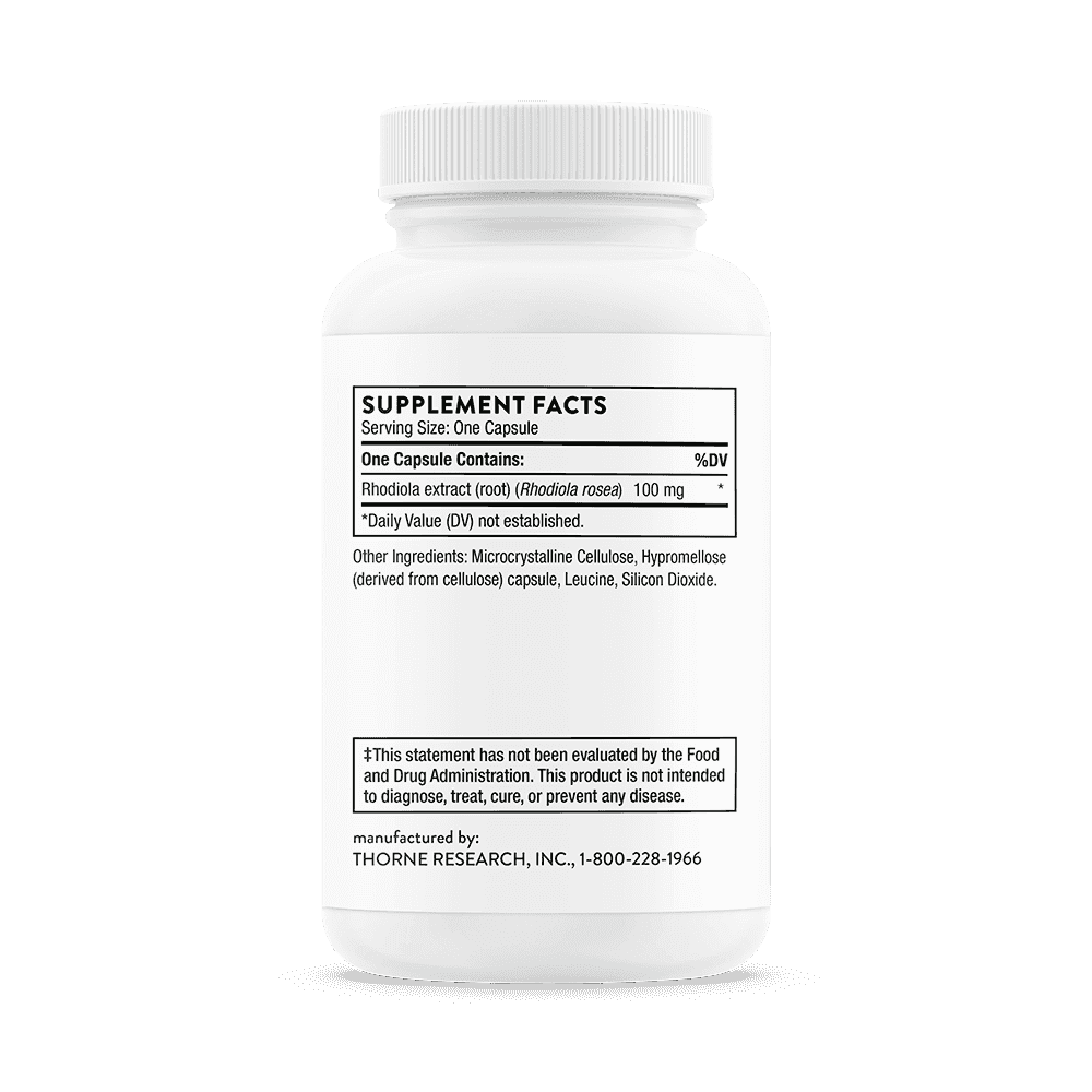Thorne Research Rhodiola Rosea 60kap Thorne Research Rhodiola Rosea 60kap