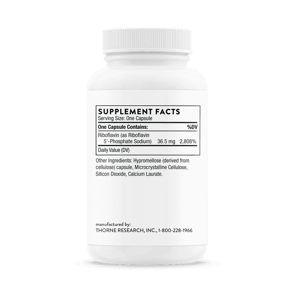 Thorne Research Riboflavin 5´Phosphate 60kap Thorne Research Riboflavin 5´Phosphate 60kap