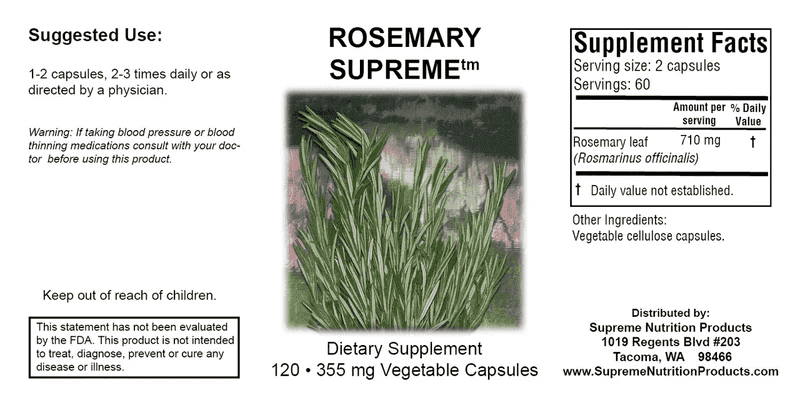 Rosemary Supreme 120kap Rosemary Supreme 120kap
