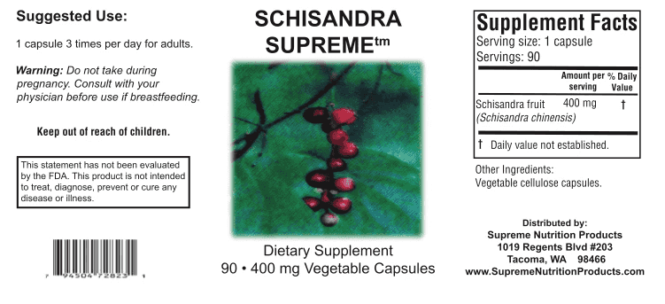 Schisandra Supreme 90 kapslar Schisandra Supreme 90 kapslar