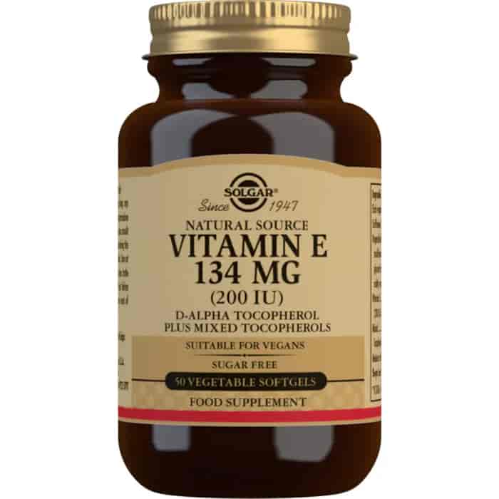 Solgar E Vitamin 200IU 50 Kapslar Solgar E Vitamin 200IU 50 Kapslar