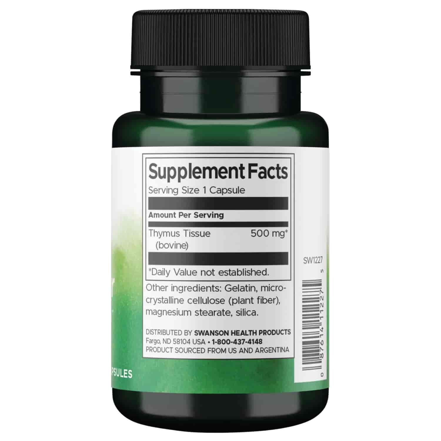 Swanson Thymus Glandular 500 mg 60 kapslar Swanson Thymus Glandular 500 mg 60 kapslar