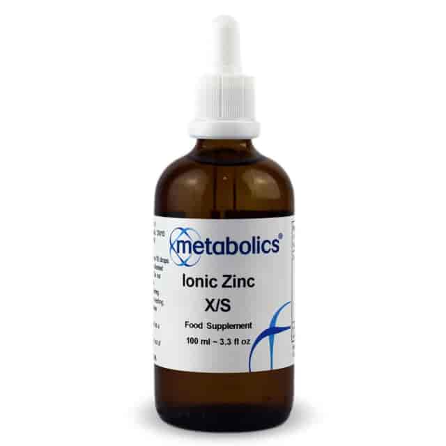 Metabolics Ionic Zinc X/S 100 ml Metabolics Ionic Zinc X/S 100 ml