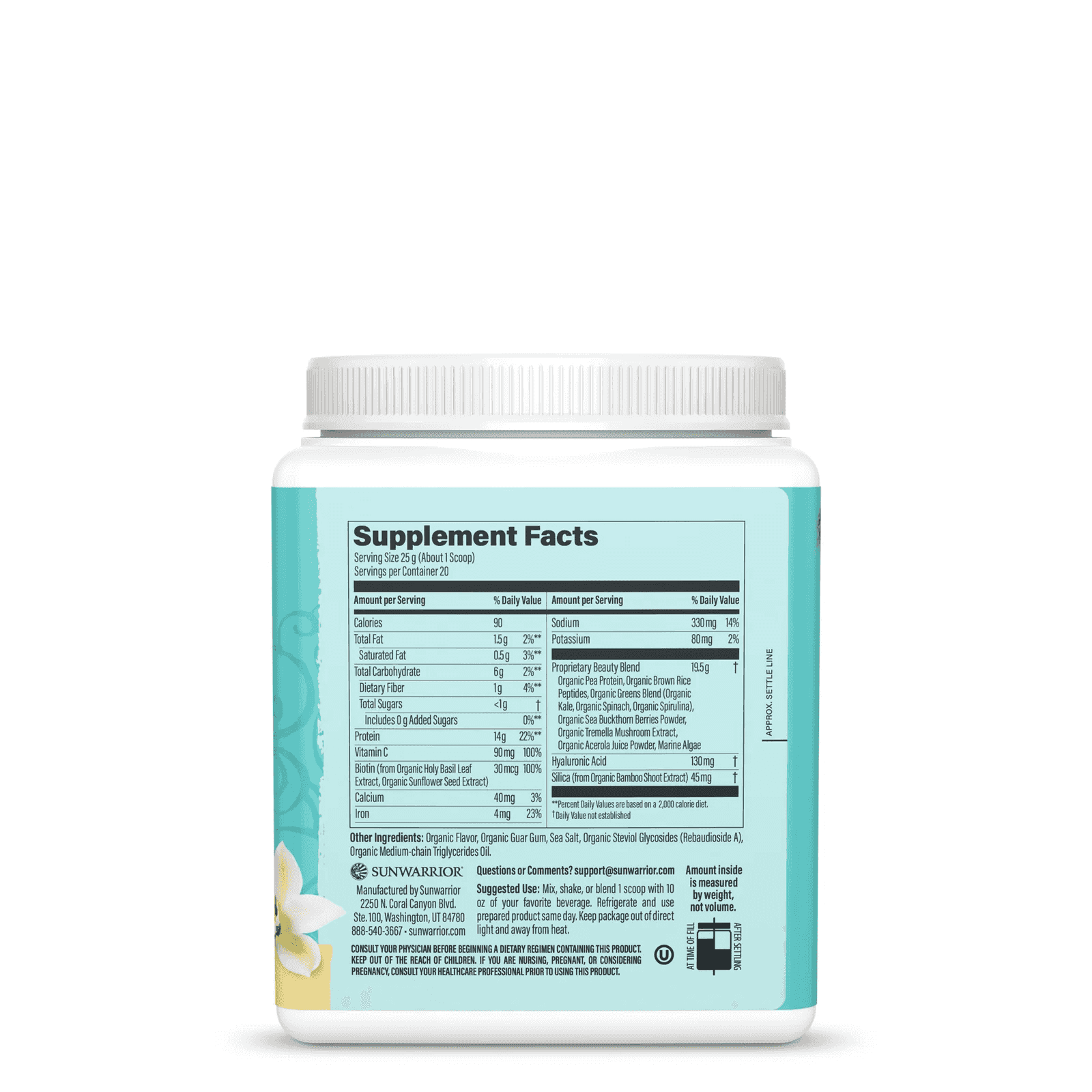 Sunwarrior Collagen Building Protein peptides Tahitian Vanilla 500g Sunwarrior Collagen Building Protein peptides Tahitian Vanilla 500g