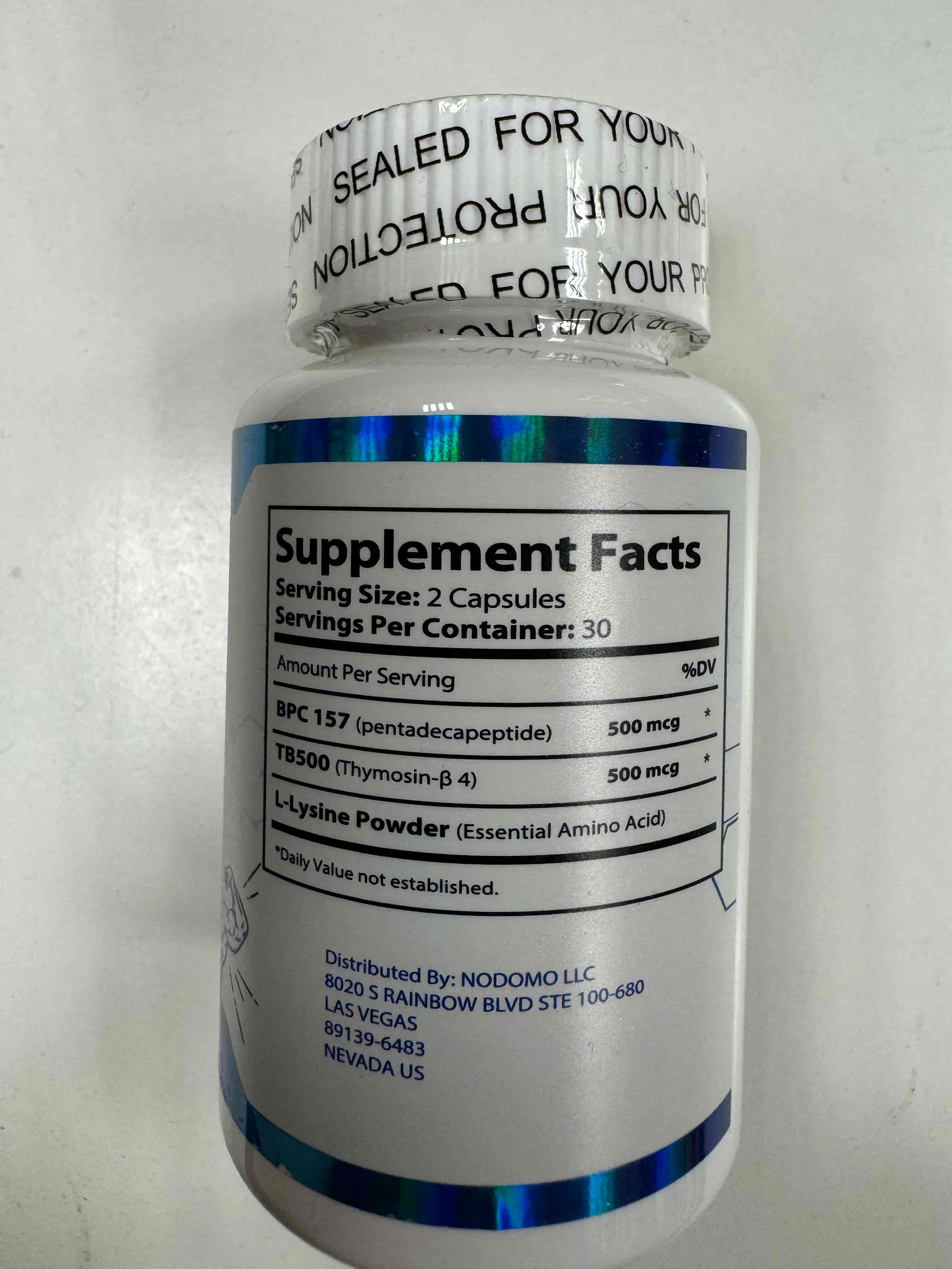 Harmonify BPC-157 & TB500 1000 mcg, 60 kapslar Harmonify BPC-157 & TB500 1000 mcg, 60 kapslar
