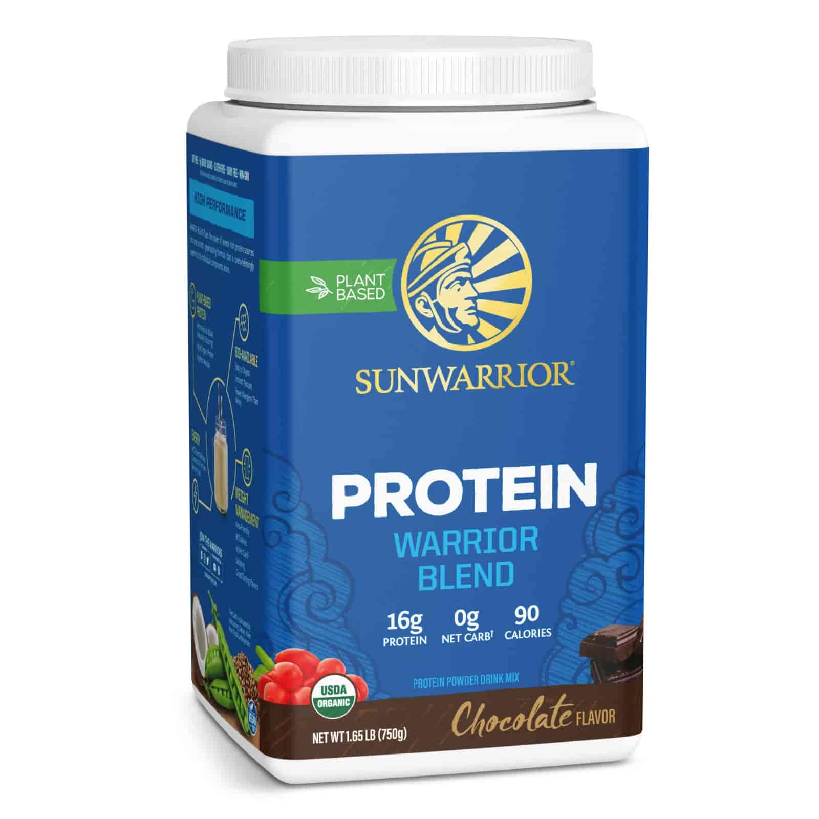 Sunwarrior Protein Warrior Blend Choklad 750g Sunwarrior Protein Warrior Blend Choklad 750g