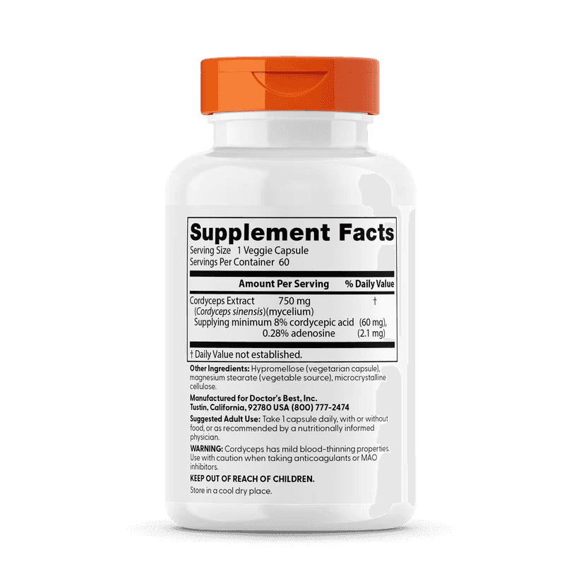 Dr. Best Ultra Cordyceps 60 kap Dr. Best Ultra Cordyceps 60 kap